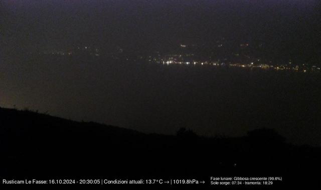 Webcam Le Fasse (San Zeno), Blick über den Gardasee